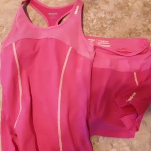 Reebok dri fit skirt and tank